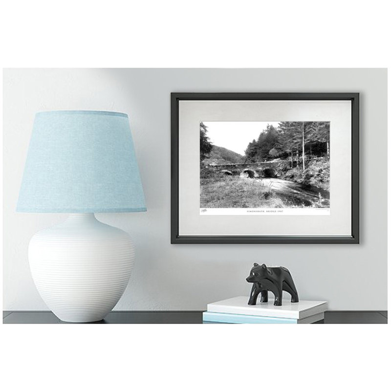Simonsbath, Bridge 1907 - Single Picture Frame Print, 45cm H x 60cm W x 2.3cm D