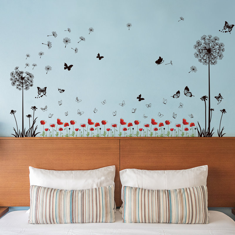 Décalcomanie murale jardin