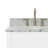 73'' Double Bathroom Vanity with Carrara Marble Top-80478320-80478317-125308249