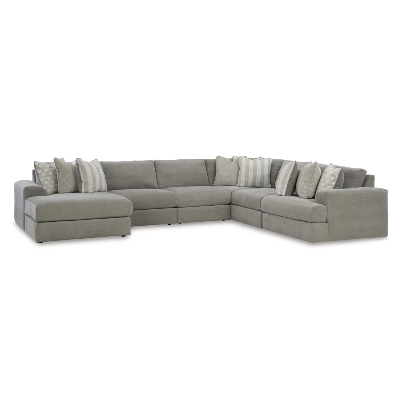Canapé modulaire 6 pièces Avaliyah, H 37 po x l 157 po x P 125 po, Orienté à gauche (vu de face)