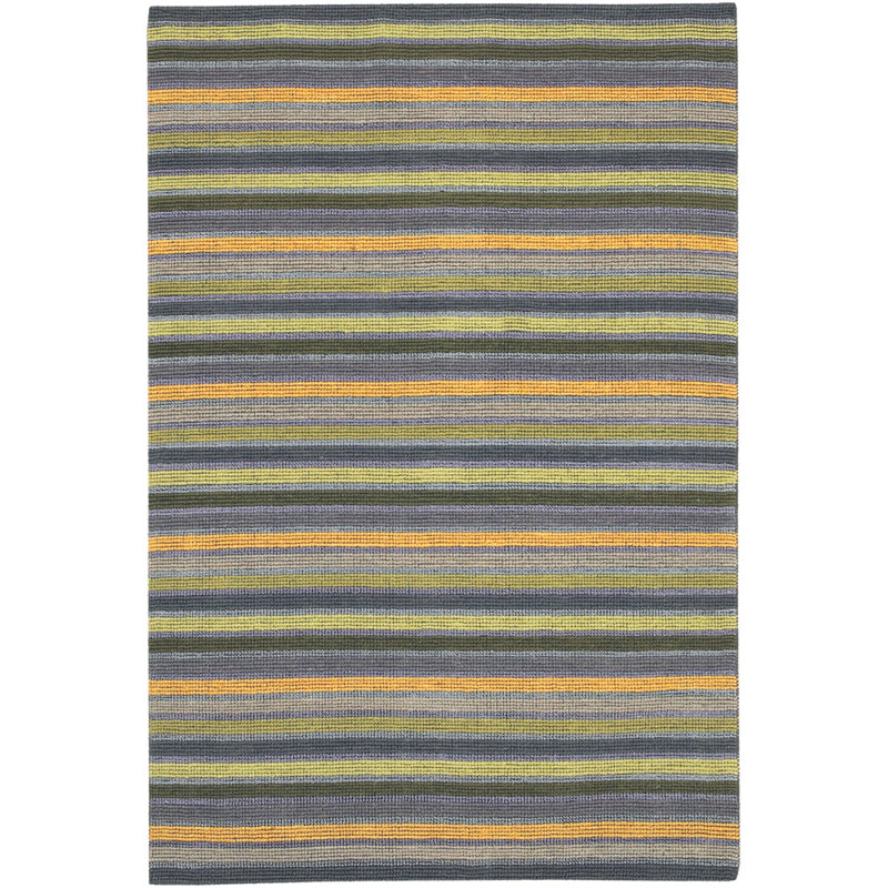 Striped Indoor Rug, 5' x 7'6"