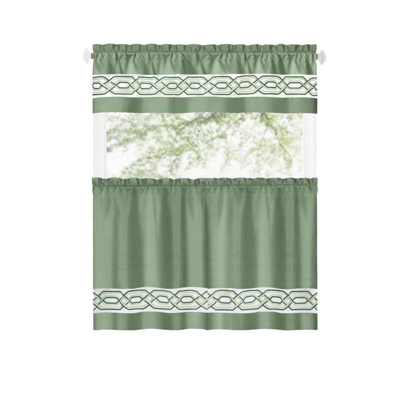 Rideau kichen Elyus, Vert, L 55 po x L 36 po