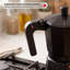Cafetière Moka Espresso, 6 tasses / 10 oz, cafetière italienne pour le café cubain, aluminium très épais, poignée résistante à la chaleur, cafetière Greca Magefesa Kenia Noir-15270164-129392567