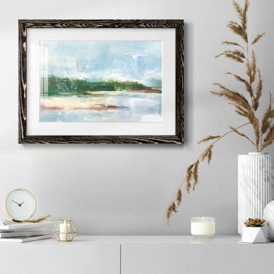 Tropical Shore II Framed On Paper Print
