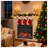 Electric Fireplace Insert, Ultra Thin Heater with Log Set & Realistic Flame, Remote Control with Timer, Overheating Protection