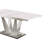Welbert Glass Top Metal Base Dining Table