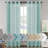 Hywell Soft Linen Plaid Semi-Sheer Grommet Curtain Panels-429486296-429486273