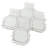 Luxury Collection 9.93 in. x 11.82 in. Arabesque Polished Multi-Surface Mosaic Tile