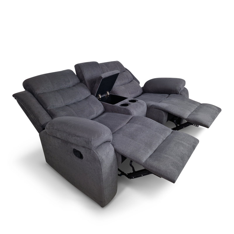 Binzel 2 Seater Linen Reclining Sofa