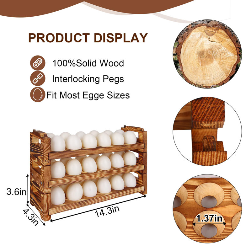 Wood Food Storage Container