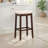 Bartonville Counter & Bar Solid Wood Backless Stool with Upholstered Seat-97594637-111051092