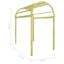 Rhymer 125cm W x 150cm D Solid Wood Arbour in Green