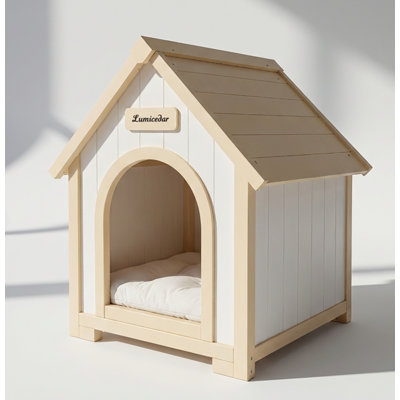 Modern Indoor Wooden Dog House Solid Pet House For Small Dogs Cats