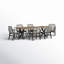 Eloisa 94.5'' Rectangular Outdoor Dining Set-693914780