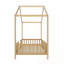Lit simple avec auvent et balustrades hautes-1924987541
