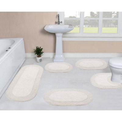 Ensemble de tapis pour salle de bain 5 pièces Tamela