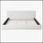 Lit tapissier luxueux très grand, doux et confortable, idéal pour les chambres élégantes et confortables, finition blanche-313944636