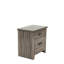 Table de chevet en chêne gris