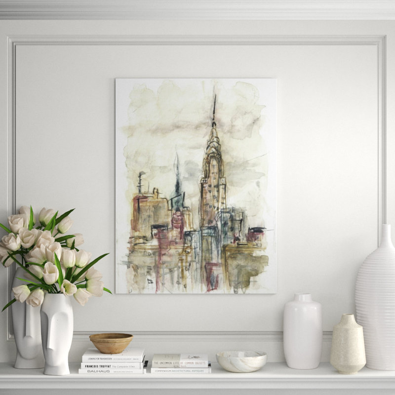 Lost In The City II Print by Janice Aron, 40" H x 30" W x 1.5" D, Plexi