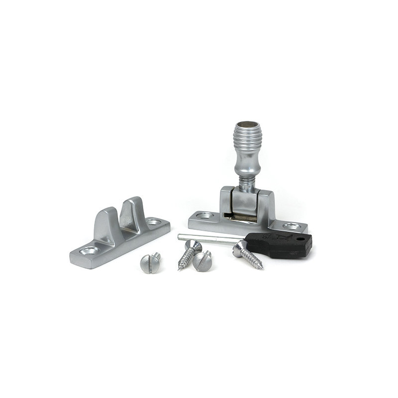 Beehive Brighton Fastener - Narrow (Square), Satin Chrome