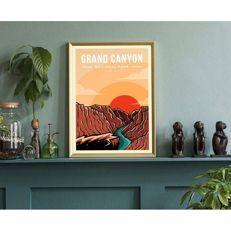 «Grand Canyon National Park Arizona», affiche de voyage, impression sans cadre, art mural maison et bureau