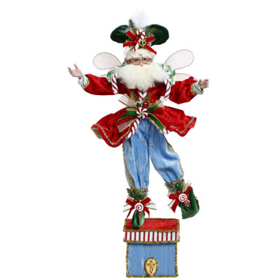 Candycane Fairy Stocking Holder - 21 Inches