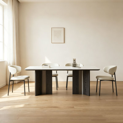 Table de luxe en pierre frittée