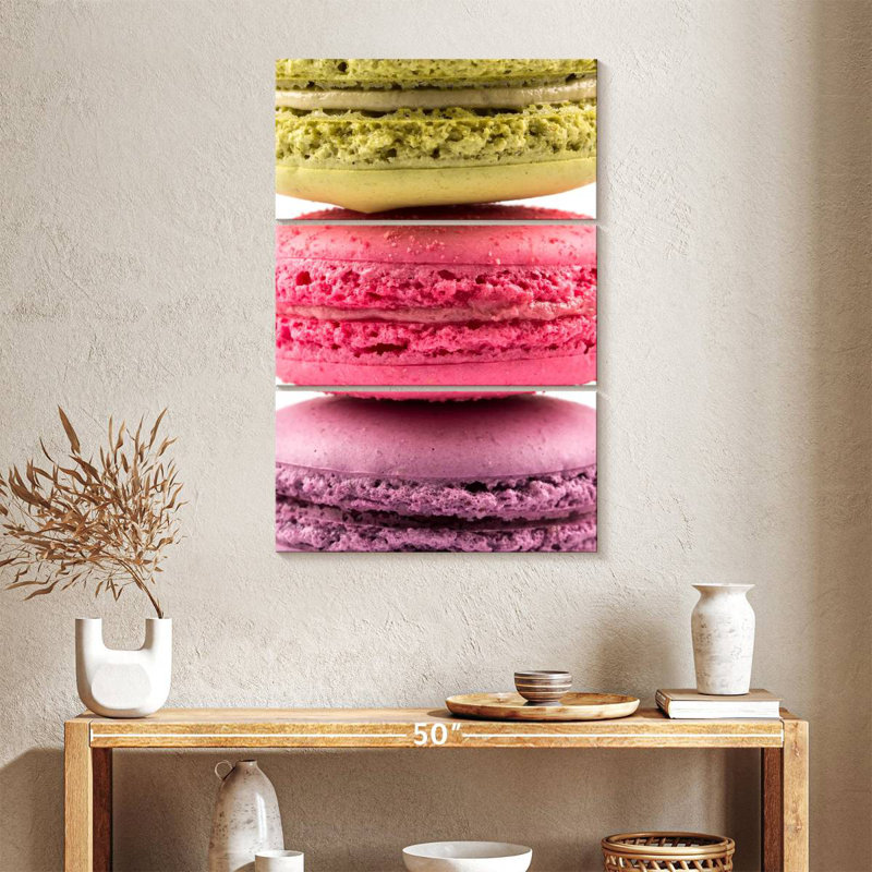 Yarlin Three Macarons, 38" H x 24" W