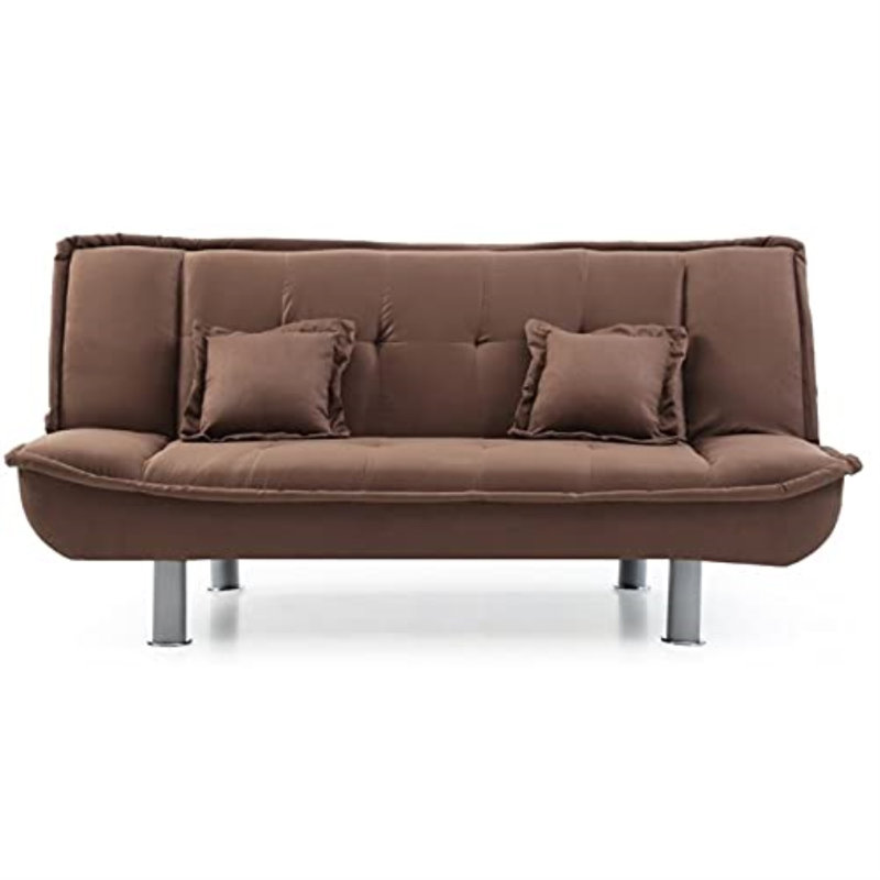 Astral Lionel Sofa Bed, Chocolate  Faux Leather