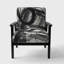 «Hamine - Minimalistic Roller II - Fauteuil rembourré Mid-Century