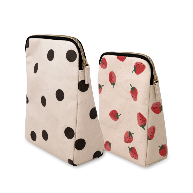 Snack Bag Set, Deco Dot/Strawberries