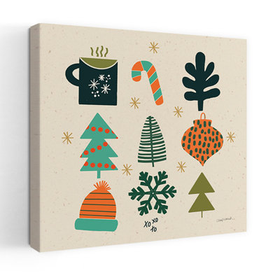 Winter Cheer I by Cheryl Warrick - Wrapped Canvas Print