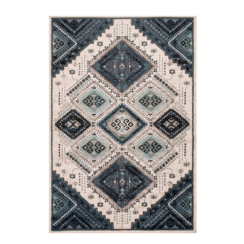 Tapis d'intérieur Marquite Bohemian, Rectangle 8 pi x 10 pi