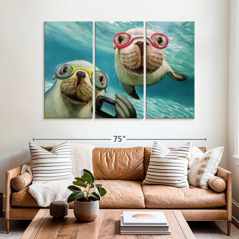Brampt Underwater Selfie, 42" H x 65" W