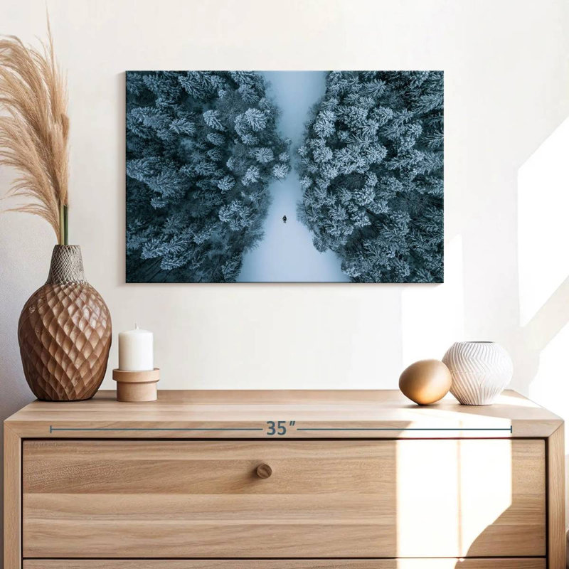 Alvord Snow Covered Pines, 16" H x 24" W