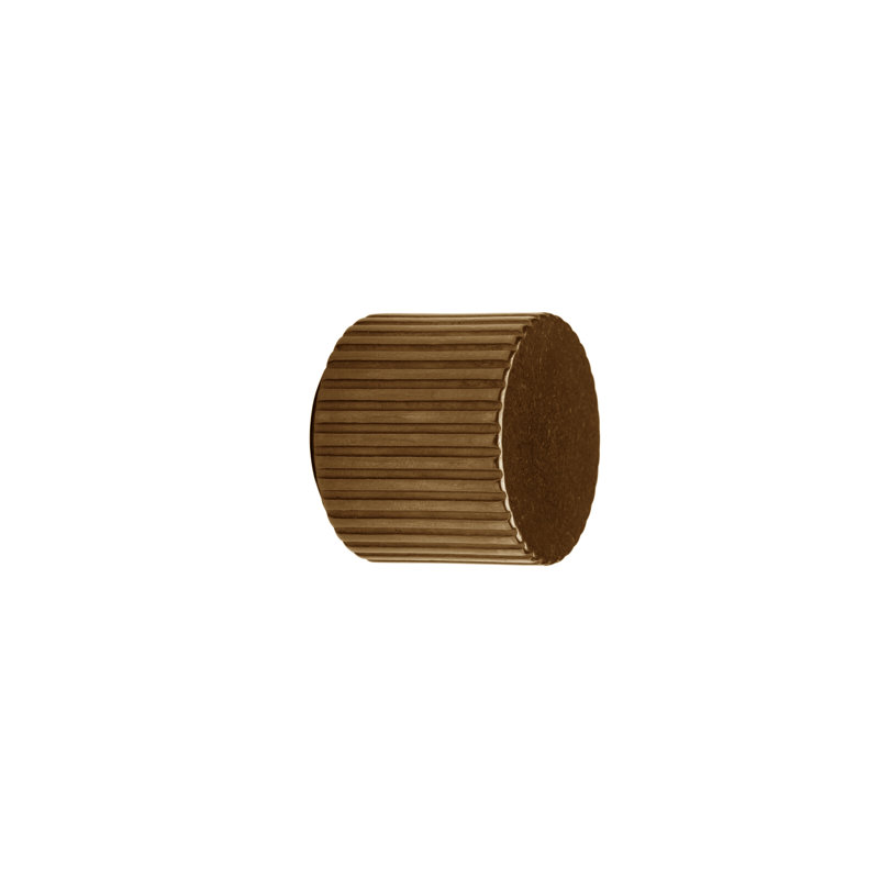 Flute Bronze Cylindrical Knob, Silicon Bronze Medium