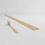 Moulure de chaise en bois massif l 1 po x l 3 1/2 po x L 96 po Wm397-96930527