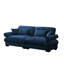 Canapé moderne en velours 2 places avec accoudoirs et coussins renforcés - combinaison flexible-697788444
