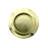 Brixwell FP-214-BG Sliding Shower Door Thru-Glass Flush Pull Bright Gold Anodized