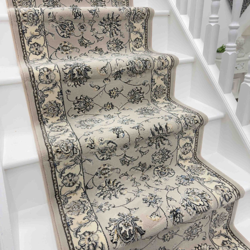 Stair Runner Floral Area Rug, Stair Runner 66 x 450 cm