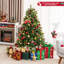 Lighted Artificial Pine Christmas Tree-1827690217