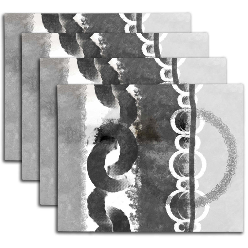 Napperon abstrait en polyester