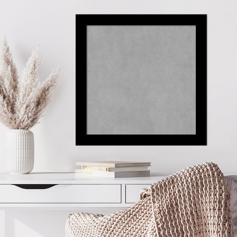 Tableau magnétique basique noir Basic, H 23 po x l 23 po