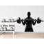 Décalcomanie murale pour homme Bodybuilder in Gym Power fitness Femmes Squat Decor Workout Art Vinyle Autocollants muraux Chambre à coucher-1901291111-1901291130