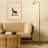 Demerrick 66.1" Arched Floor Lamp with Two LED Bulbs Included and Glass Shade-678859169