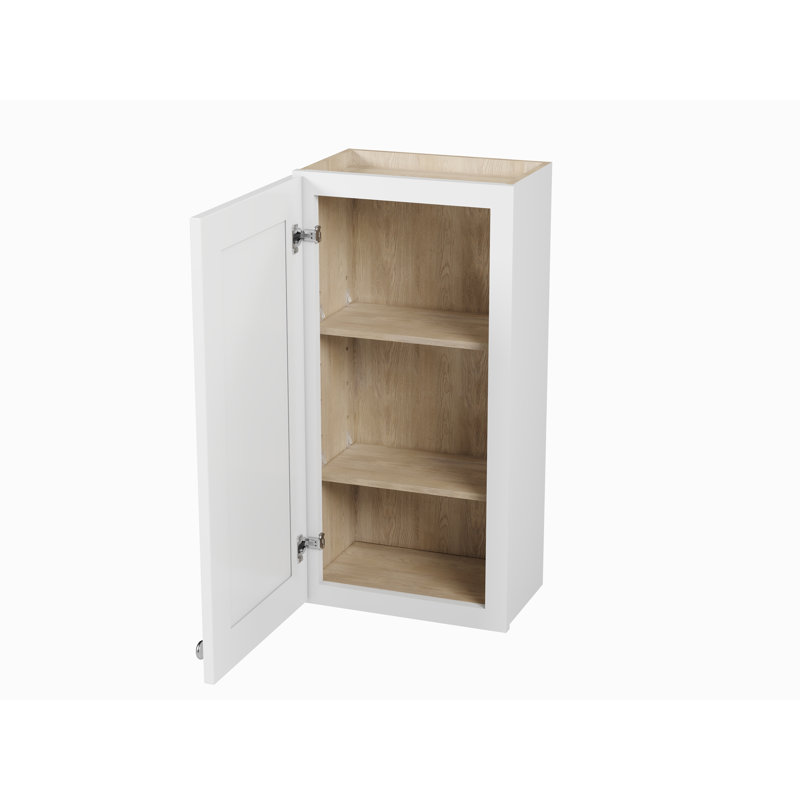  Disar 15" Bathroom Wall Cabinet Left, White