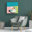 Art mural sur toile tendue - "High Noon Bevies I" de Walker Noble pour décoration de salon, de chambre à coucher ou de bureau - 35 x 35