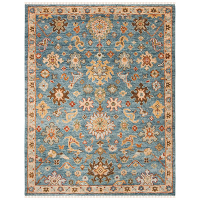 Samarkand 100 One Hundred Thirteen Area Rug In Blue
