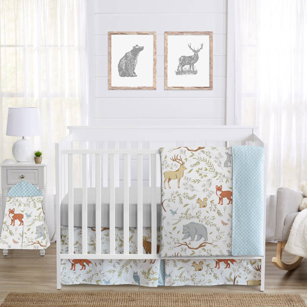 Sweet Jojo Designs Woodland Deer 11 Piece Crib Bedding Set & Reviews ...