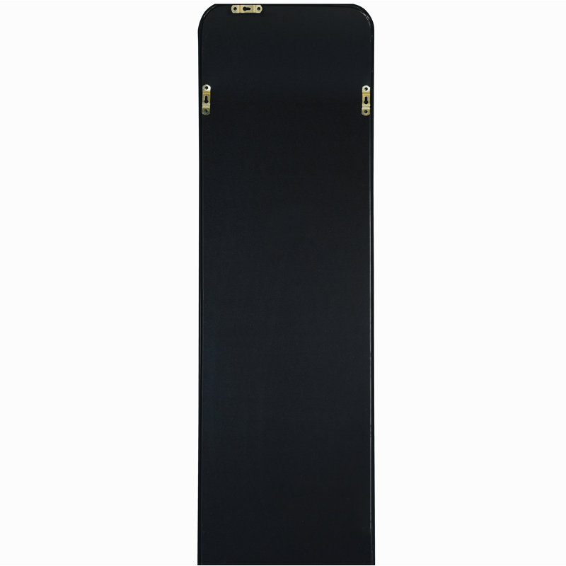 Miroir de porte 47 x 14 po. (W2203P182244), Noir